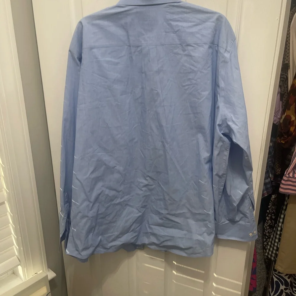 Croft & Barrow Men's Sky Blue Dress Shirt - Picture 10 of 14